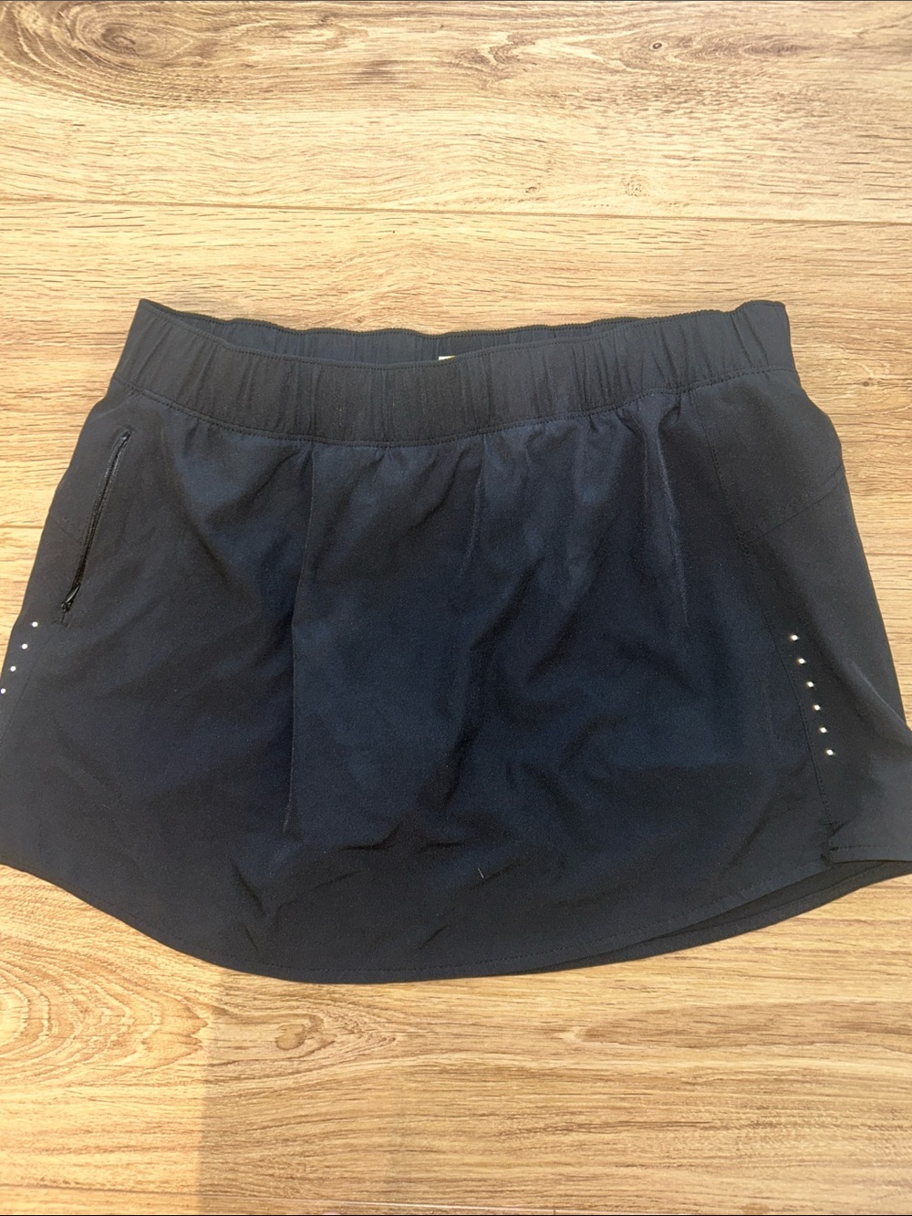 Old Navy Black Mini Skirt with Stud Detail